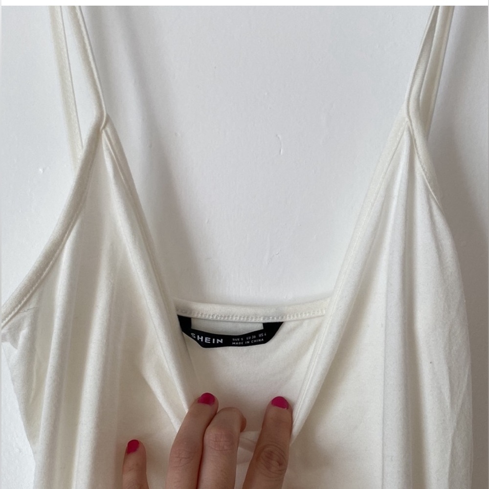 White tank bodycon midi dress - Picture 8 of 8